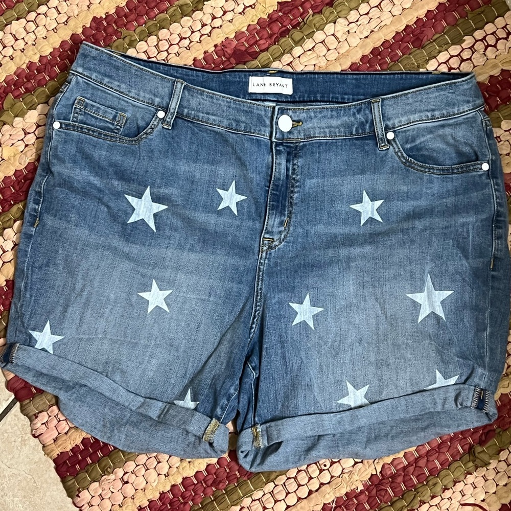 Lane Bryant Denim Shorts 16w Plus Size